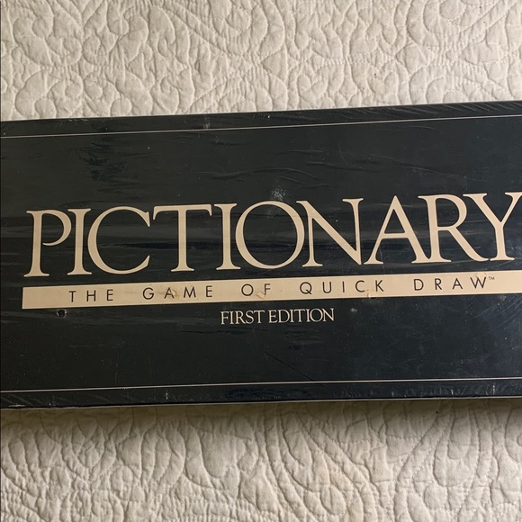 Pictionary (1987) First Edition Board Game NEW Sealed The Game of Quick Draw - Picture 11 of 11